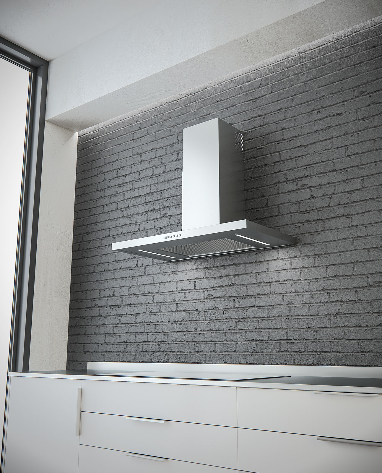 Italin kitchen t-shape vent hood